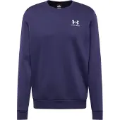 Under Armour Sportsweatshirt 'Essential' donkerlila / wit