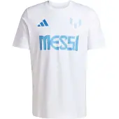 Adidas Functioneel shirt 'Messi' azuur / wit