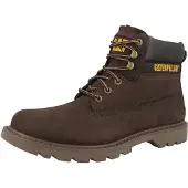 CAT Veterboots 'Colorado 2.0' donkerbruin / geel / zwart