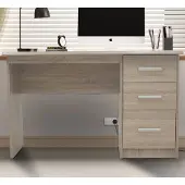 Molecule Bureau met 3 lades sonoma mdf 121x60 cm