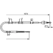 Bosch 1 987 482 714 Handremkabel