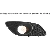 ISAM 0732718 Ventilatiegrille, bumper