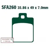 EBC Brakes SFA260 Remblokken