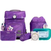 School-mood Champion Pro Schooltas set 7-delig paars