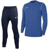 Nike Park 20 Crew Trainingspak Blauw Wit