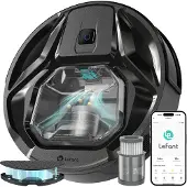 Lefant Comnox - M320 Robotstofzuiger - 6000Pa Zuigkracht - Met Dweilfunctie - 800ml Stofbak - 210 Minuten Looptijd - Tapijtdetectie - Wit