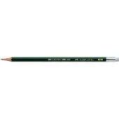 Faber-Castell potlood Faber-Castell 9000 HB met gum doos met 12 stuks