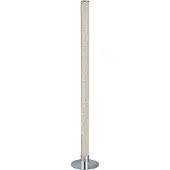 TRIO LED-vloerlamp - Chroomkleurig - Hoogte 104 cm - Acryl - Metaal - met RGB-kleurverandering