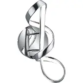 Eglo LED-wandlamp Perugia, dimbaar, chroom / zilver, Hal, metaal, Modern, LED wandlamp
