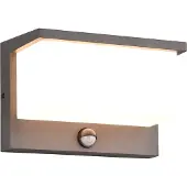 TRIO Wandlamp buiten met sensor | Nestos | 3000K | Antraciet | IP54 | 13W