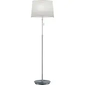TRIO vloerlamp Lyon 138cm metaalgrijs