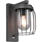 TRIO Wandlamp buiten met sensor E27 | Tuela | IP44 | Antraciet