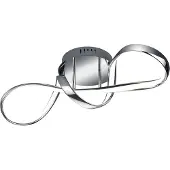 Reality Led plafondlamp Perugia chroom