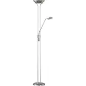 TRIO Moderne Lamp Spock nikkel mat