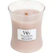 Woodwick Geurkaars Medium Vanilla & Sea Salt 275 Gr