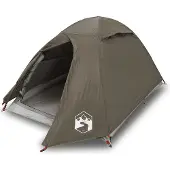 vidaXL Koepeltent 2-persoons waterdicht bruin