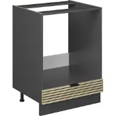 Vicco Fame-Line Ovenombouwkast – 60 cm, WB Antraciet Eiken paneel