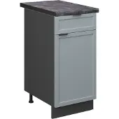 Vicco Fame-Line Keukenonderkast – 40 cm, WB Antraciet Licht blauw-grijs