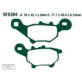 EBC Brakes SFA384 Remblokken