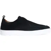 Manfield Zwarte suède loafers | Maat 41
