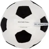 Vib Pluche Vib My First Football + Belletje Wit/Zwart