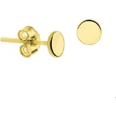 The Jewelry Collection Zilver Verguld Oorknoppen rondje 2100682