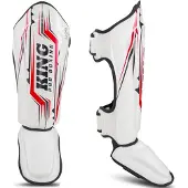 King Pro Boxing Scheenbeschermers KPB/SG Spartan 2 Wit - XL