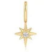 Ania Haie AH NC048-28G Pop Charms Dames Hanger - Ster - Sieraad - Zilver - Goudkleurig - 925 Zilver - 6 mm breed - 7 mm lang