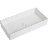 Guido Gusto Wastafel Vincenza 70x36x13cm mat wit