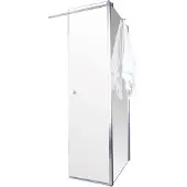 Sanotechnik douchewand met draaibaar deel 140x195cm