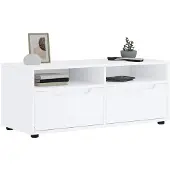 vidaXL Tv-meubel VISNES 100x40x38 cm bewerkt hout wit
