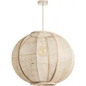 Eth Japandi Hanglamp Fabric Zandkleurig Ø 68cm