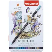 Bruynzeel Expression - Kleurpotloden - 12 metallic tinten