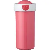 Mepal Schoolbeker Campus - 300 ml - Sluit goed af - Drinkbeker voor kinderen - Pink