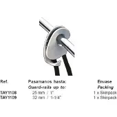 Taylor Rail Fender Hanger Zilver