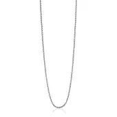 Zinzi 42 cm zilveren palmier ketting ZILC-P42