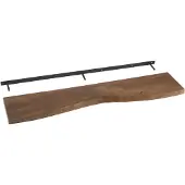J-Line Muurplank Gerard Acacia Hout Bruin Large