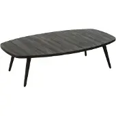 OEM bijzettafel Rechthoekig - hout - zwart