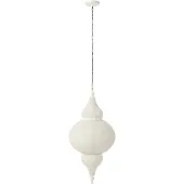 J-Line Belvivere Hanglamp Metaal Wit groot