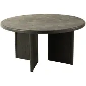 Jline Tafel Rond Teak Hout Zwart
