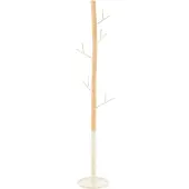 J-Line kapstok - hout - wit/naturel
