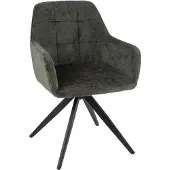 J-Line stoel Louna - ijzer/acryl - groen