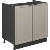 Vicco Fame-Line Wastafelkast – 80 cm, WB Antraciet GrijsBeige