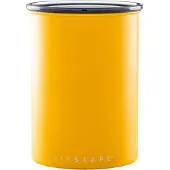 Airscape - Airscape - Koffiebonen - Voorraadpotten - Lucht dicht - Koffie - Staal - Mat geel - 500 gram