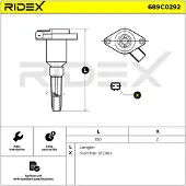 RIDEX 689C0292 Bobine