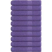 vidaXL Saunahanddoeken FROGN 10 st 80x200 cm 360 g/m² paars