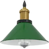 vidaXL Hanglamp in hoogte verstelbaar E27 Ø22 cm metaal glanzend groen