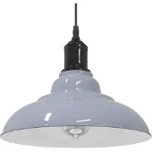 vidaXL Hanglamp in hoogte verstelbaar E27 Ø31 cm metaal glanzend grijs
