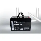 Q-Batteries 12LCP-60 LCP 12V 63Ah AGM