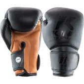 King Pro Boxing Bokshandschoenen - Star 3 - Echt leer - Zwart / Bruin 12 oz